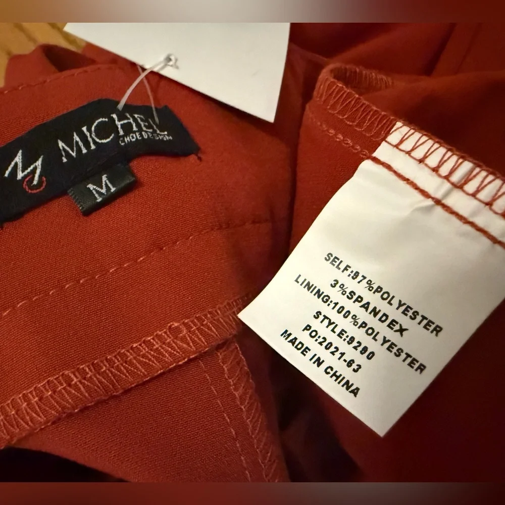 NWT Women's Suit 2 Piece Set Office Blazer and High Waist Pants Dressy Outfit - Picture 16 of 16